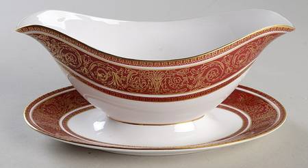 Buckingham Gravy Boat with Attached Underplate