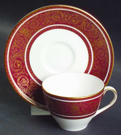 Buckingham Flat Demitasse Cup & Saucer Set