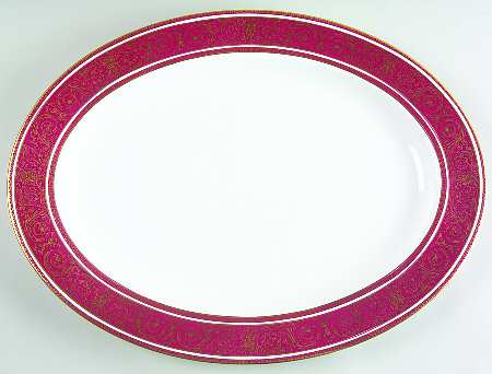 Buckingham 16" Oval Serving Platter