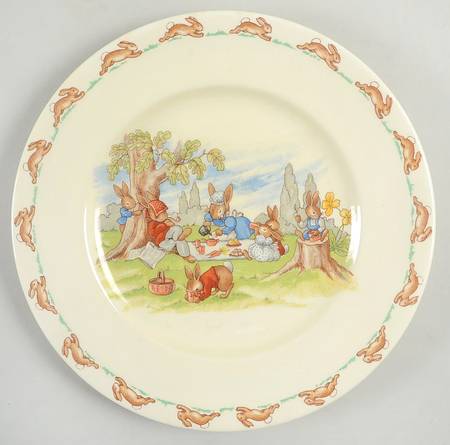 Bunnykins (Albion Shape) Salad Plate