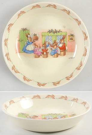 Bunnykins (Albion Shape) Coupe Soup/Porridge Bowl