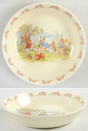 Bunnykins (Albion Shape) Coupe Soup/Porridge Bowl