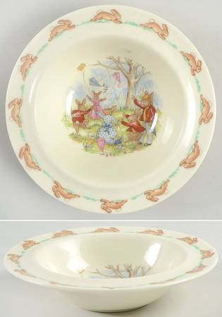 Bunnykins (Albion Shape) Rim Fruit/Dessert (Sauce) Bowl