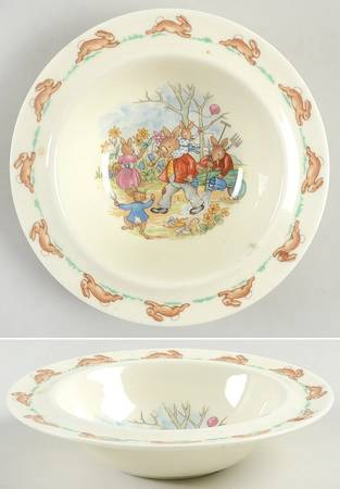 Bunnykins (Albion Shape) Rim Fruit/Dessert (Sauce) Bowl