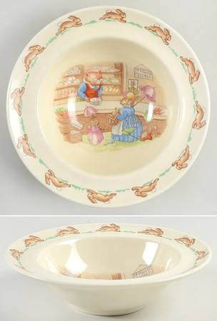 Bunnykins (Albion Shape) Rim Fruit/Dessert (Sauce) Bowl