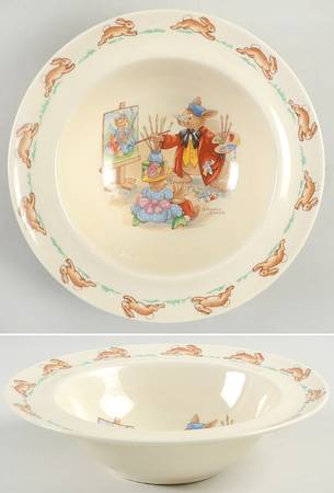 Bunnykins (Albion Shape) Rim Fruit/Dessert (Sauce) Bowl