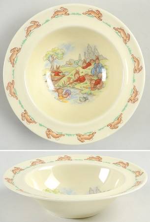 Bunnykins (Albion Shape) Rim Fruit/Dessert (Sauce) Bowl