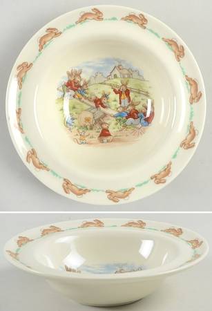 Bunnykins (Albion Shape) Rim Fruit/Dessert (Sauce) Bowl