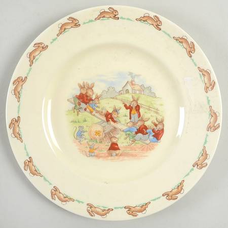 Bunnykins (Albion Shape) Dessert/Pie Plate