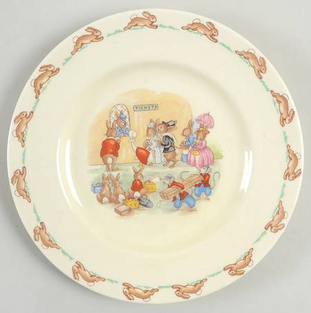 Bunnykins (Albion Shape) Dessert/Pie Plate