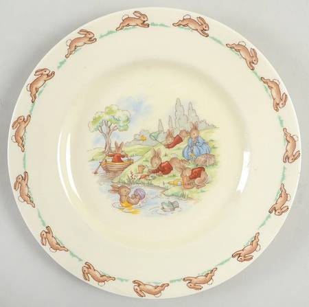 Bunnykins (Albion Shape) Dessert/Pie Plate