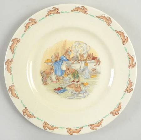 Bunnykins (Albion Shape) Dessert/Pie Plate