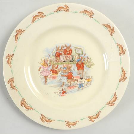 Bunnykins (Albion Shape) Dessert/Pie Plate