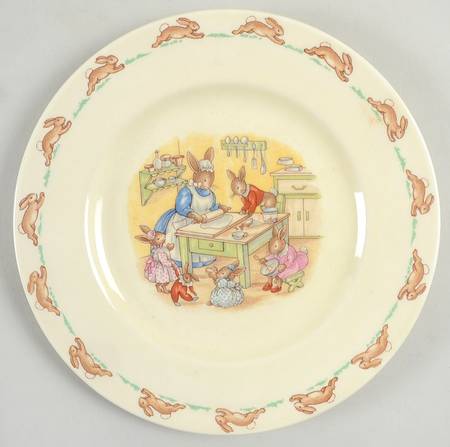 Bunnykins (Albion Shape) Dessert/Pie Plate