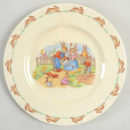 Bunnykins (Albion Shape) Dessert/Pie Plate