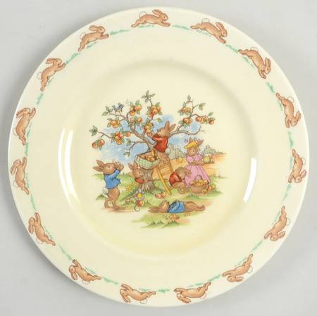 Bunnykins (Albion Shape) Dessert/Pie Plate