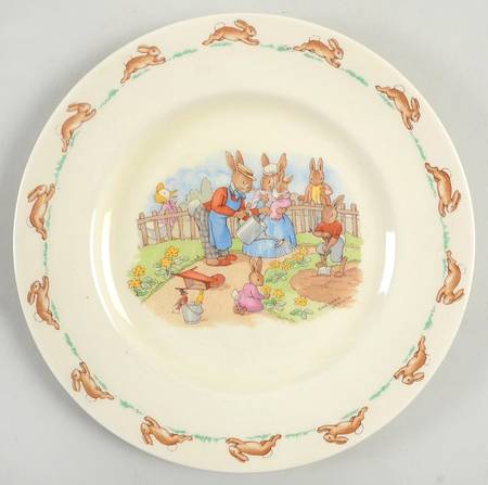 Bunnykins (Albion Shape) Dessert/Pie Plate