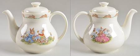 Bunnykins (Albion Shape) Mini Teapot & Lid