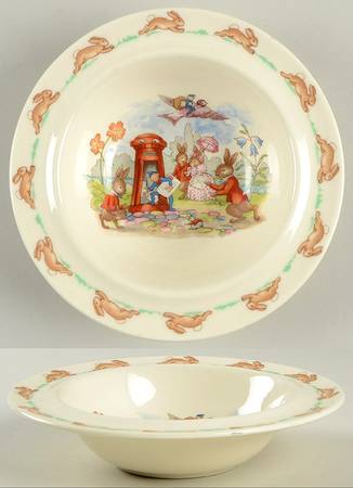 Bunnykins (Albion Shape) Rim Fruit/Dessert (Sauce) Bowl