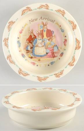 Bunnykins (Albion Shape) 6" Round Baby Plate