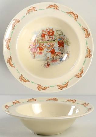 Bunnykins (Albion Shape) Rim Fruit/Dessert (Sauce) Bowl