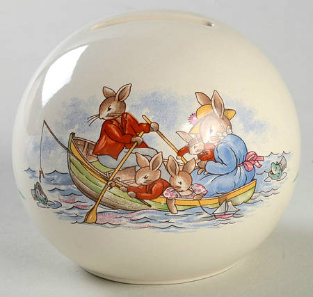 Bunnykins (Albion Shape) Royal Commemorative Bank (Andrew & Sarah 1986)