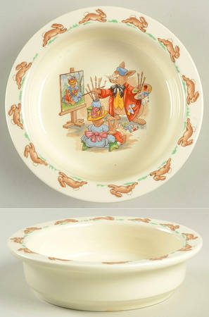 Bunnykins (Albion Shape) 6" Round Baby Plate