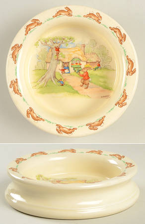Bunnykins (Albion Shape) 6" Round Baby Plate