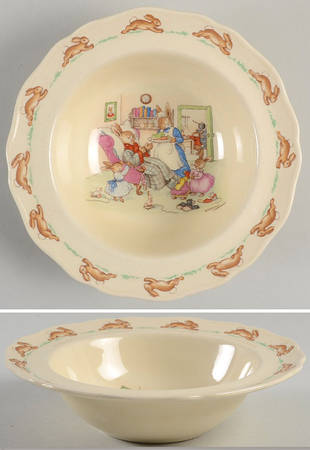 Bunnykins (Albion Shape) Rim Fruit/Dessert (Sauce) Bowl
