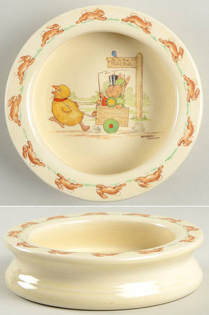 Bunnykins (Albion Shape) 6" Round Baby Plate