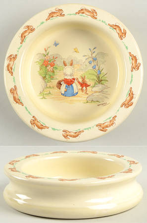 Bunnykins (Albion Shape) 6" Round Baby Plate