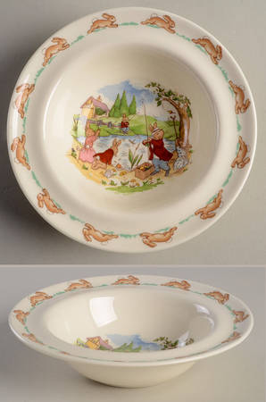 Bunnykins (Albion Shape) Rim Fruit/Dessert (Sauce) Bowl
