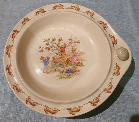 Bunnykins (Albion Shape) Hot Water Plate No Cover