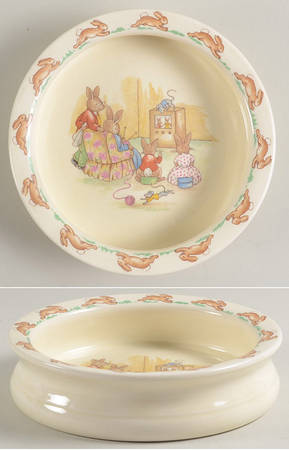 Bunnykins (Albion Shape) 6" Round Baby Plate