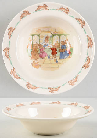 Bunnykins (Albion Shape) Rim Fruit/Dessert (Sauce) Bowl