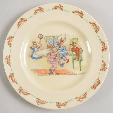 Bunnykins (Albion Shape) Dessert/Pie Plate