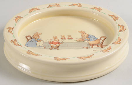 Bunnykins (Albion Shape) 7" Round Baby Plate