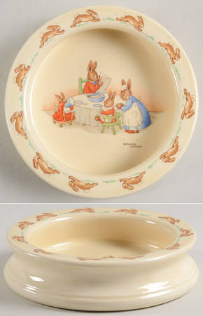 Bunnykins (Albion Shape) 6" Round Baby Plate