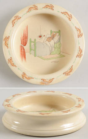 Bunnykins (Albion Shape) 6" Round Baby Plate