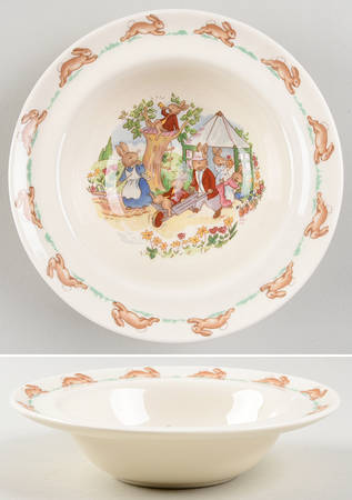 Bunnykins (Albion Shape) Rim Fruit/Dessert (Sauce) Bowl