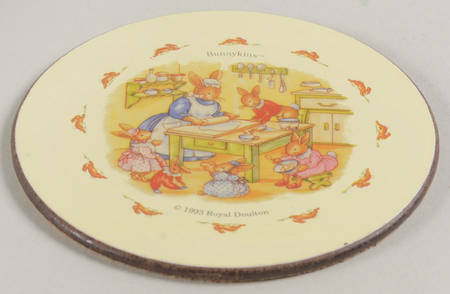 Bunnykins (Albion Shape) Cork Back Round Coaster