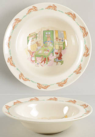 Bunnykins (Albion Shape) Rim Fruit/Dessert (Sauce) Bowl