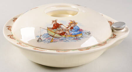 Bunnykins (Albion Shape) Hot Water Plate & Cover