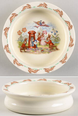 Bunnykins (Albion Shape) 6" Round Baby Plate