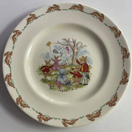 Bunnykins (Albion Shape) Dessert/Pie Plate
