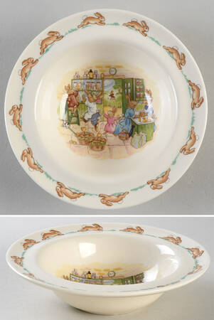 Bunnykins (Albion Shape) Rim Fruit/Dessert (Sauce) Bowl