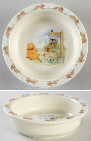 Bunnykins (Albion Shape) Rim Fruit/Dessert (Sauce) Bowl