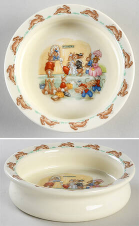 Bunnykins (Albion Shape) 6" Round Baby Plate