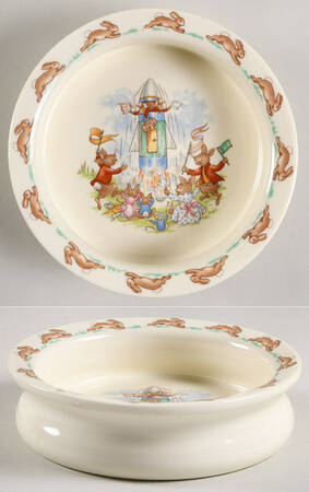 Bunnykins (Albion Shape) 6" Round Baby Plate