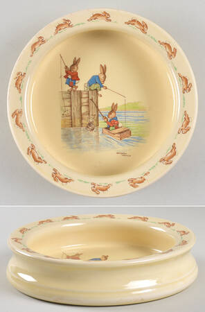 Bunnykins (Albion Shape) 7" Round Baby Plate